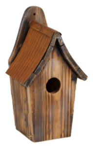 Heritage Farms HF31790 Rustic Bluebird House with Metal Roof