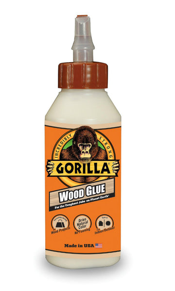 Gorilla® 6205001 Incredibly Strong Wood Glue, 18 Oz