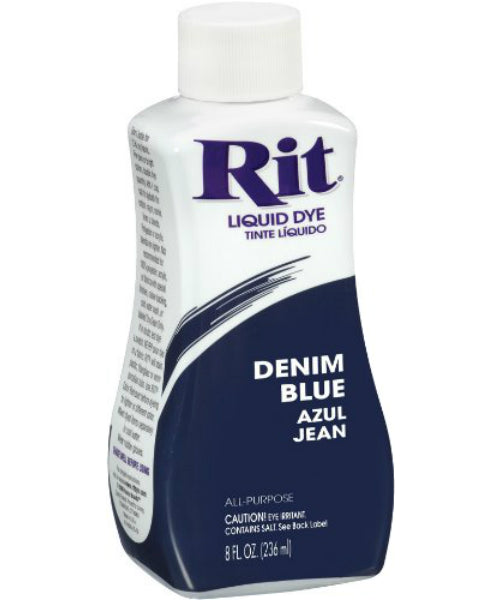 Rit® 88360 All-Purpose Liquid Dye, Denim Blue, 8 Oz