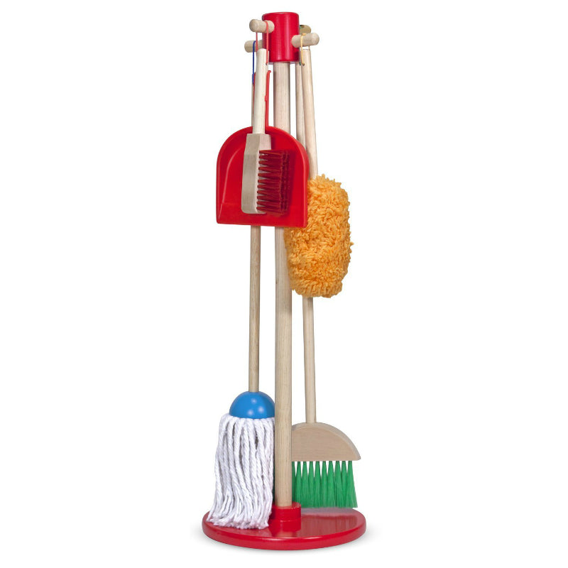 Melissa & Doug 8600 Let's Play House/Dust/Sweep & Mop Set, Ages 3+, 6-Piece