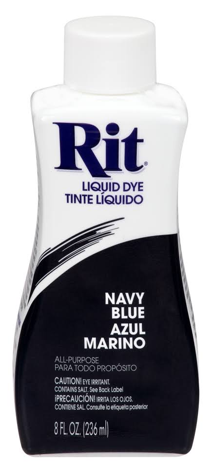 Rit® 88300 All-Purpose Liquid Dye, Navy Blue, 8 Oz