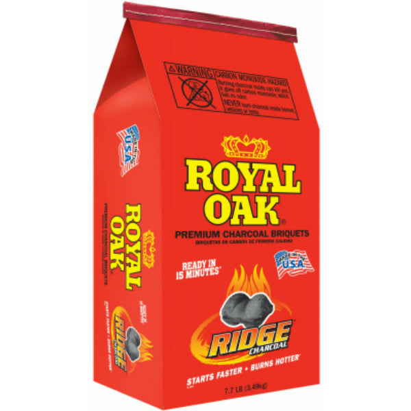 Royal Oak 192-270-011 Ridge Premium Charcoal Briquettes, 7.7 Lb