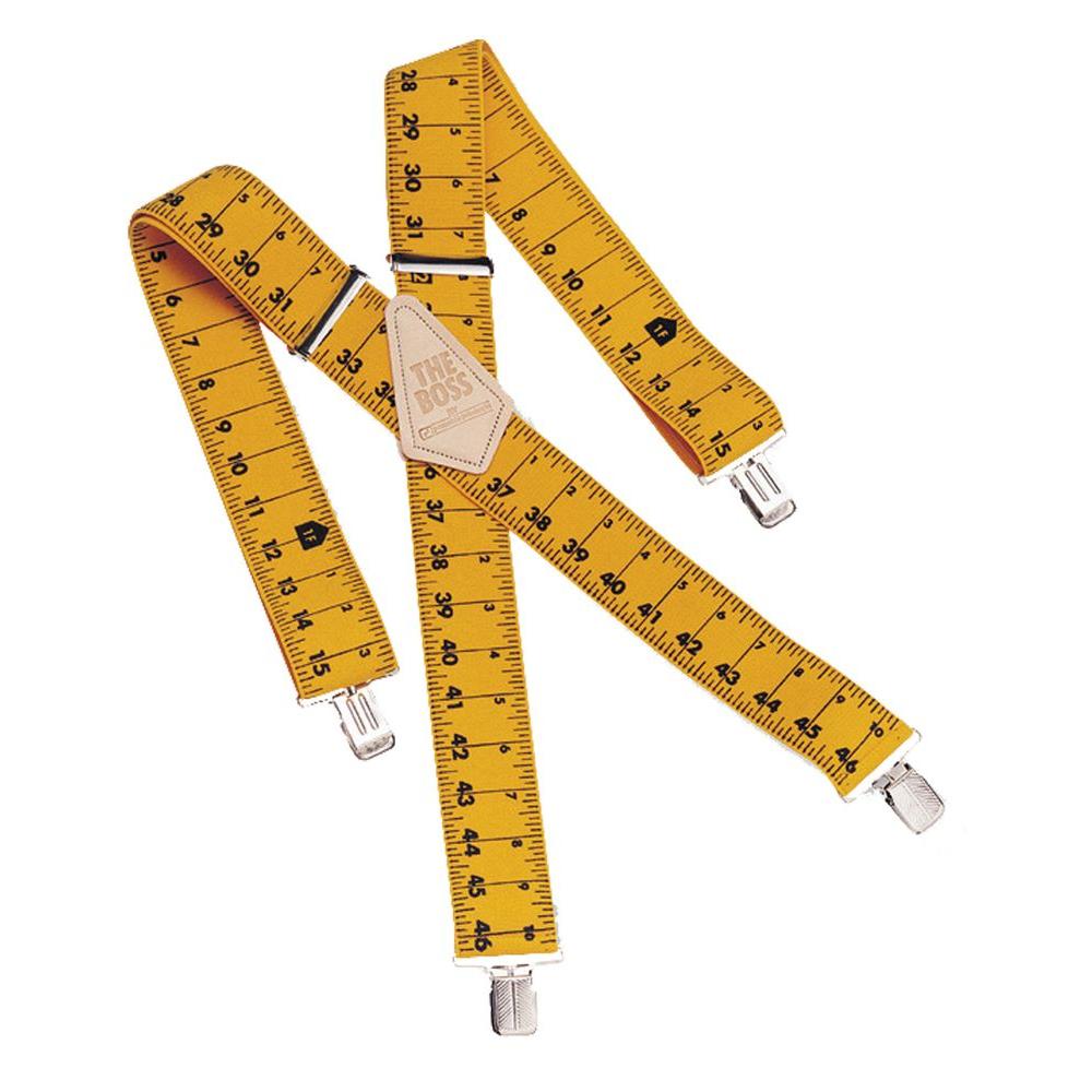Bucket Boss® 61100 Liar's Suspenders with Classic Yardstick Ruler Design