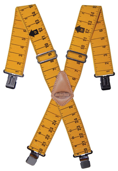 Bucket Boss® 61100 Liar's Suspenders with Classic Yardstick Ruler Design