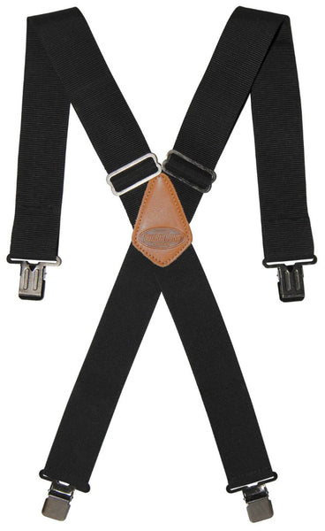 Bucket Boss® 61120 Suspenders with 2" Web Elastic Straps, Black