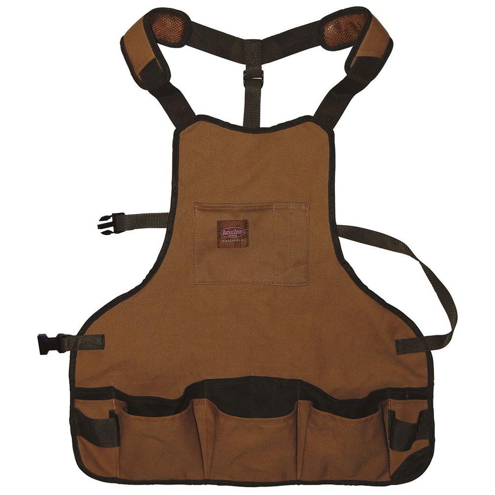 Bucket Boss® 80200 Duckwear Canvas SuperBib Apron with 16-Pockets
