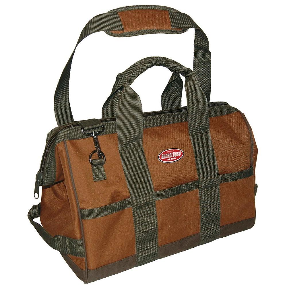 Bucket Boss 60016 GateMouth Tool Bag with 16-Pockets, 16"