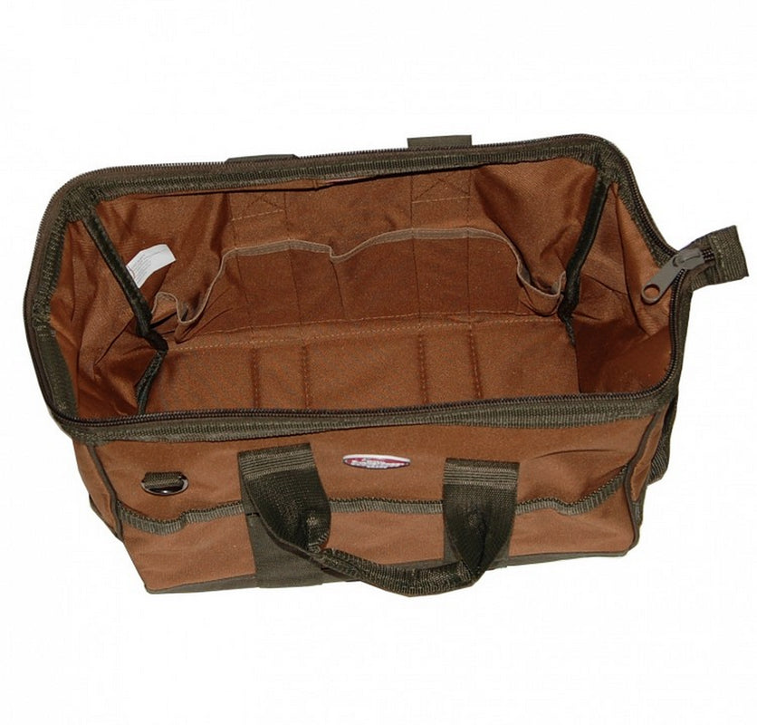 Bucket Boss 60016 GateMouth Tool Bag with 16-Pockets, 16"
