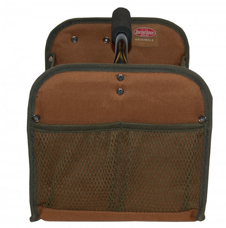 Bucket Boss 70012 Gatemouth Hard Tool Tote with 23-Pockets, 12"