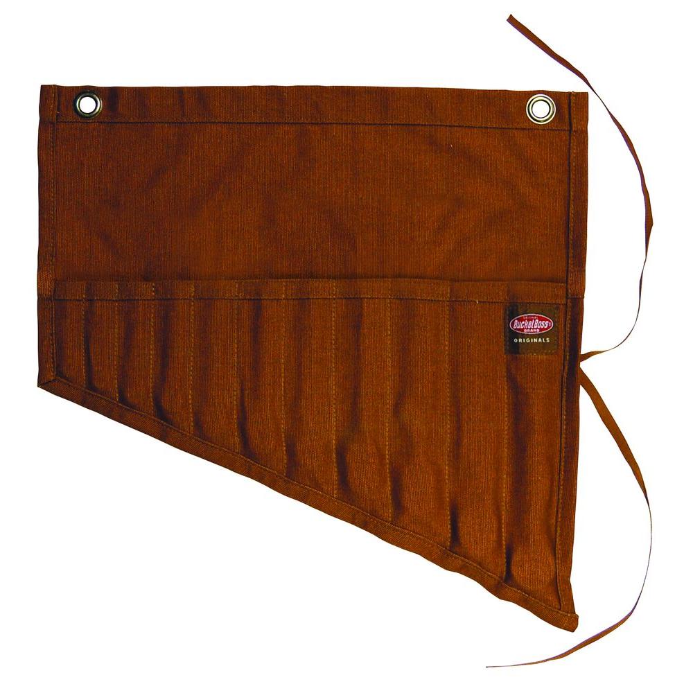 Bucket Boss® 70003 Duckwear Canvas Wrench Roll with 11-Pockets, 27"