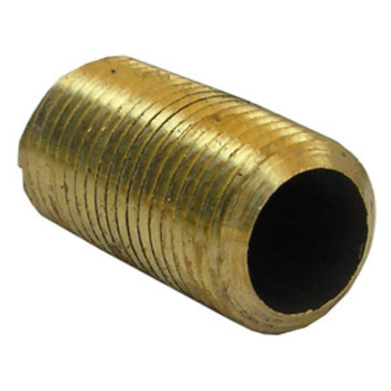 Lasco 17-9311 Lead Free Brass Nipple, 1/8" x 3/4" Close