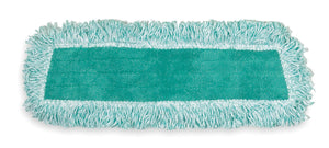 Rubbermaid® Commercial FGQ40820GR00 Microfiber Dry Dust Mop, Green, 18" x 5"