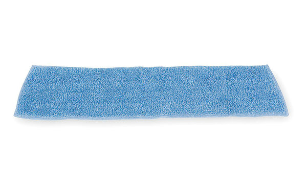 Rubbermaid Commercial FGQ40920BL00 Microfiber Damp Mop Pad, Blue, 18" x 5"