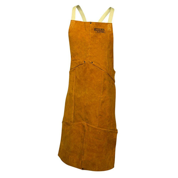 Lincoln Electric® KH804 Heavy-Duty Split Cowhide Leather Welding Apron, One Size