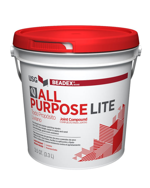 USG™ 384015-RDC26 Beadex® Lite All Purpose Joint Compound, 3.5 Qt