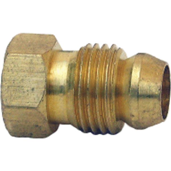 Lasco 17-0411 Brass Break-Away Nut, 1/4"