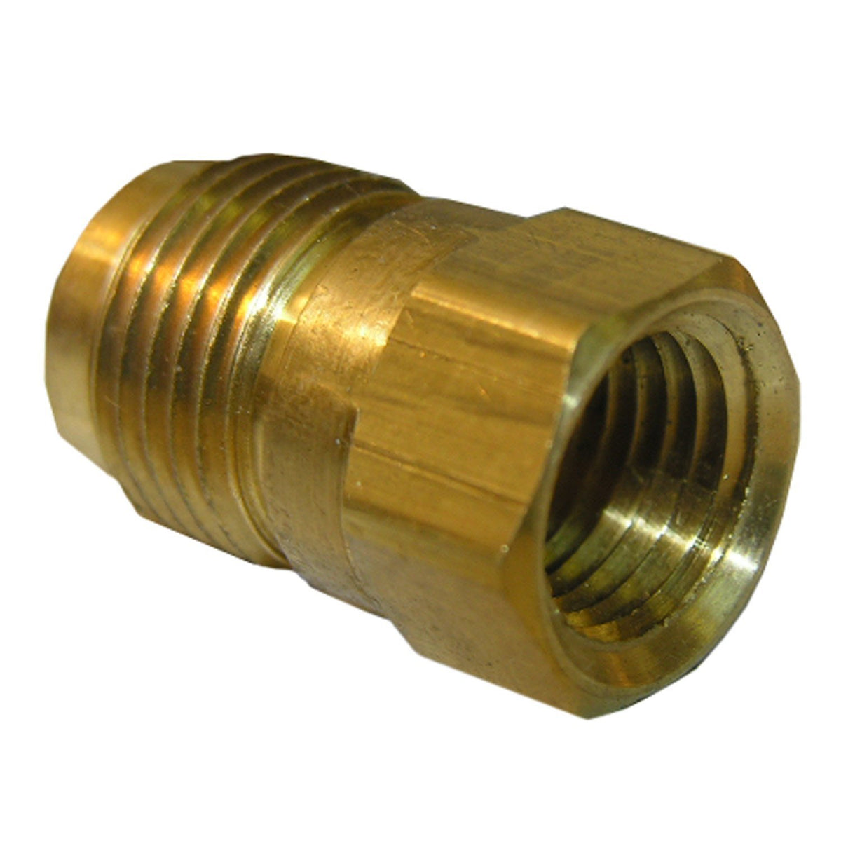 Lasco 17-4629 Brass Adapter, 3/8" MFL x 1/4" FPT