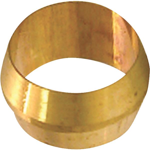 Lasco 17-6007 Lead-Free Brass Compression Sleeve, 3/16", 2-Piece