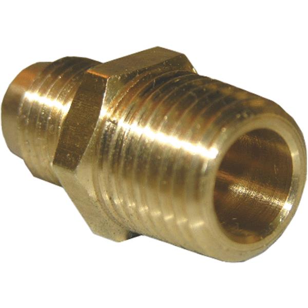 Lasco 17-4811 Brass Adapter, 1/4" MFL x 1/4" MPT