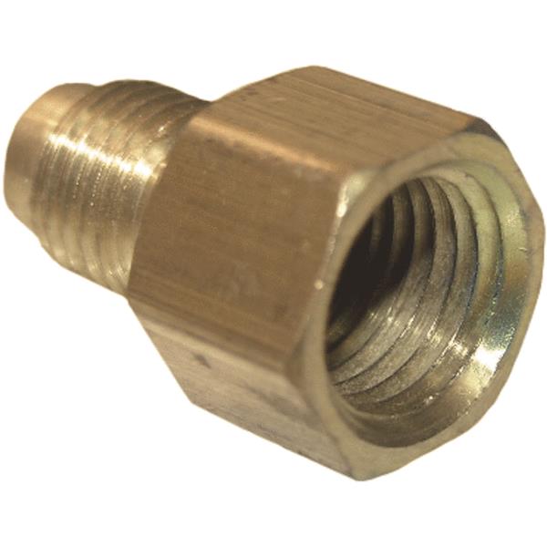 Lasco 17-4611 Brass Adapter, 1/4" MFL x 1/4" FPT