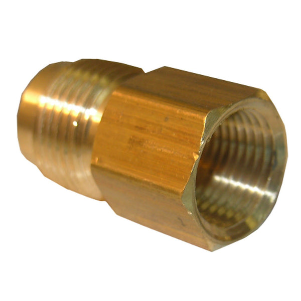 Lasco 17-4649 Brass Adapter, 1/2" MFL x 1/2" FPT