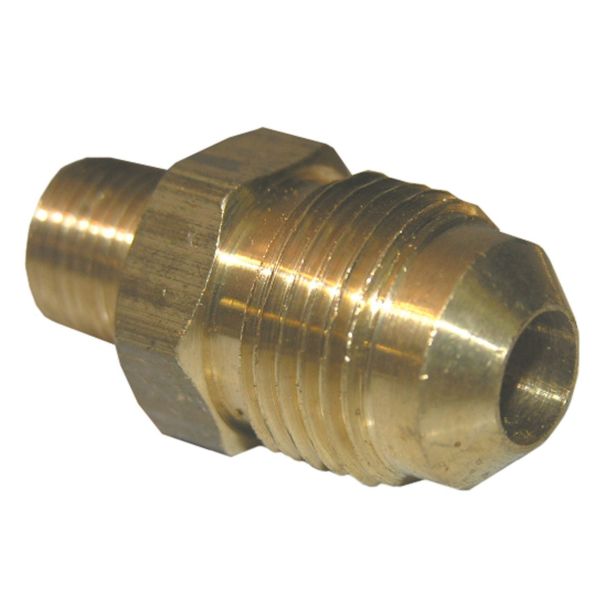 Lasco 17-4829 Brass Adapter, 3/8" MFL x 1/4" MPT