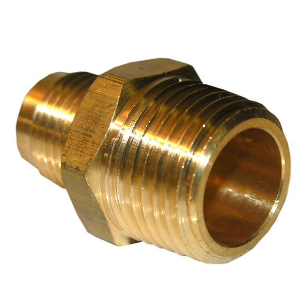 Lasco 17-4833 Brass Adapter, 3/8" MFL x 1/2" MPT