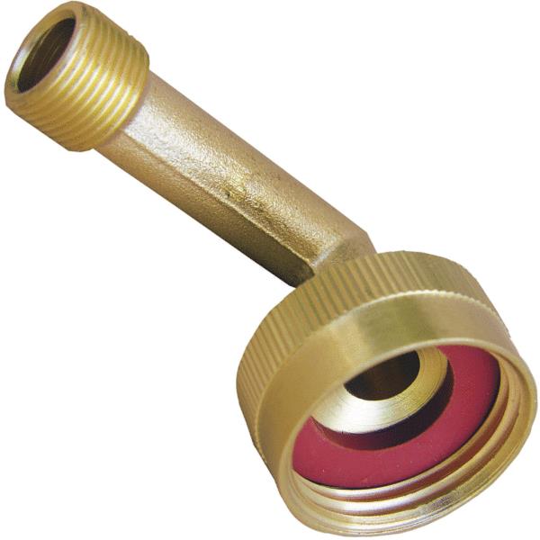 Lasco 17-8389 Brass 90-Degree Elbow, 3/4" FHT Swivel x 3/8" COMP