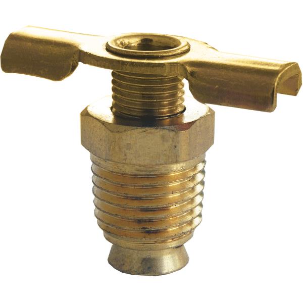 Lasco 17-2211 External Seat Brass Drain Cock, 1/4" MPT