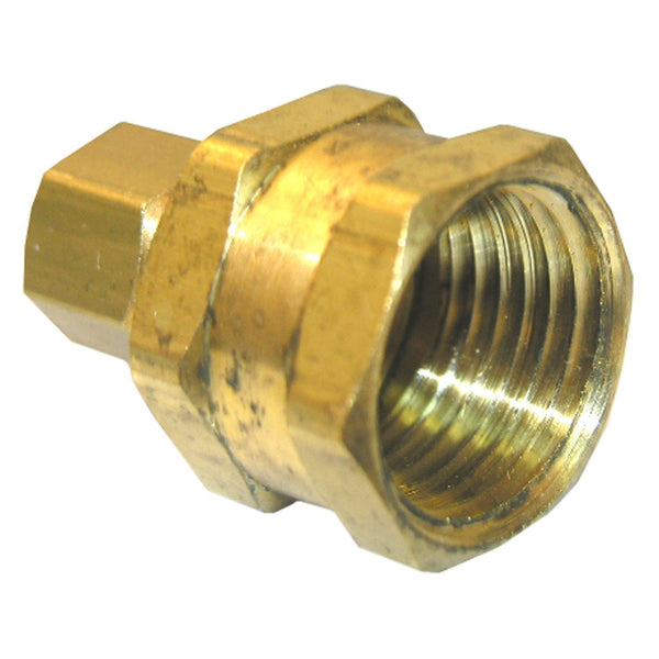 Lasco 17-6623 Lead-Free Brass Compression Adapter, 5/16" CMP x 1/4" FPT