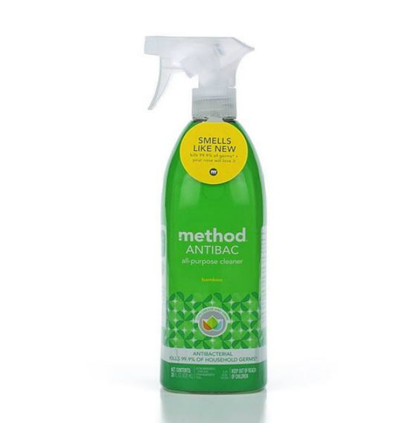 Method 01452 Antibacterial All Purpose Cleaner, Bamboo, 28 Oz