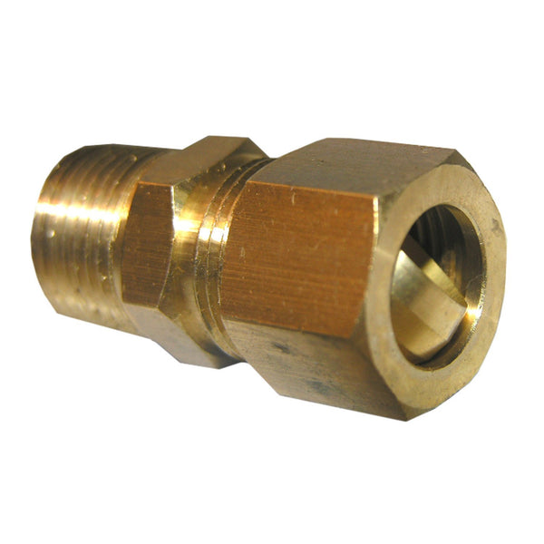 Lasco 17-6849 Brass Compression Male Adapter, 1/2" CMP x 3/8" MPT