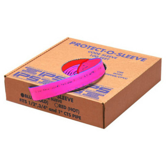 Water-Tite® 83400 Protect-O-Sleeve Pipe Sleeving, 0.006 ml x 200', Red