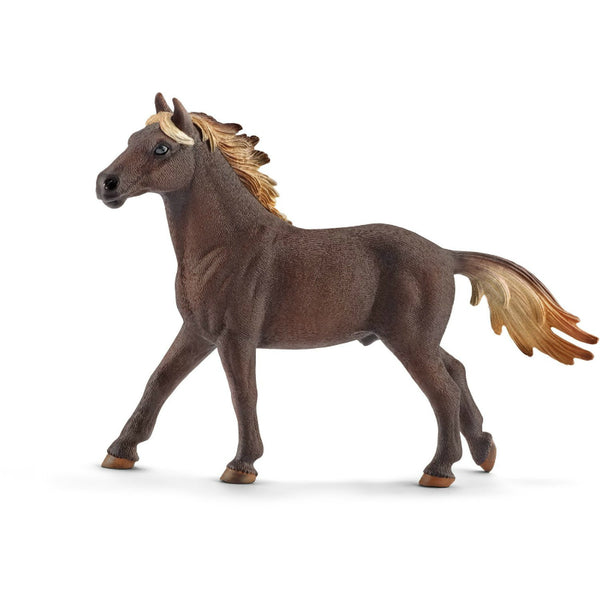 Schleich® 13805 Mustang Stallion Toy, For Ages 3-Plus, Brown