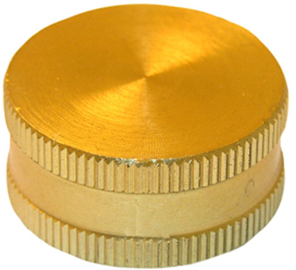 Lasco 15-1763 Brass Hose Cap, 3/4" FHT