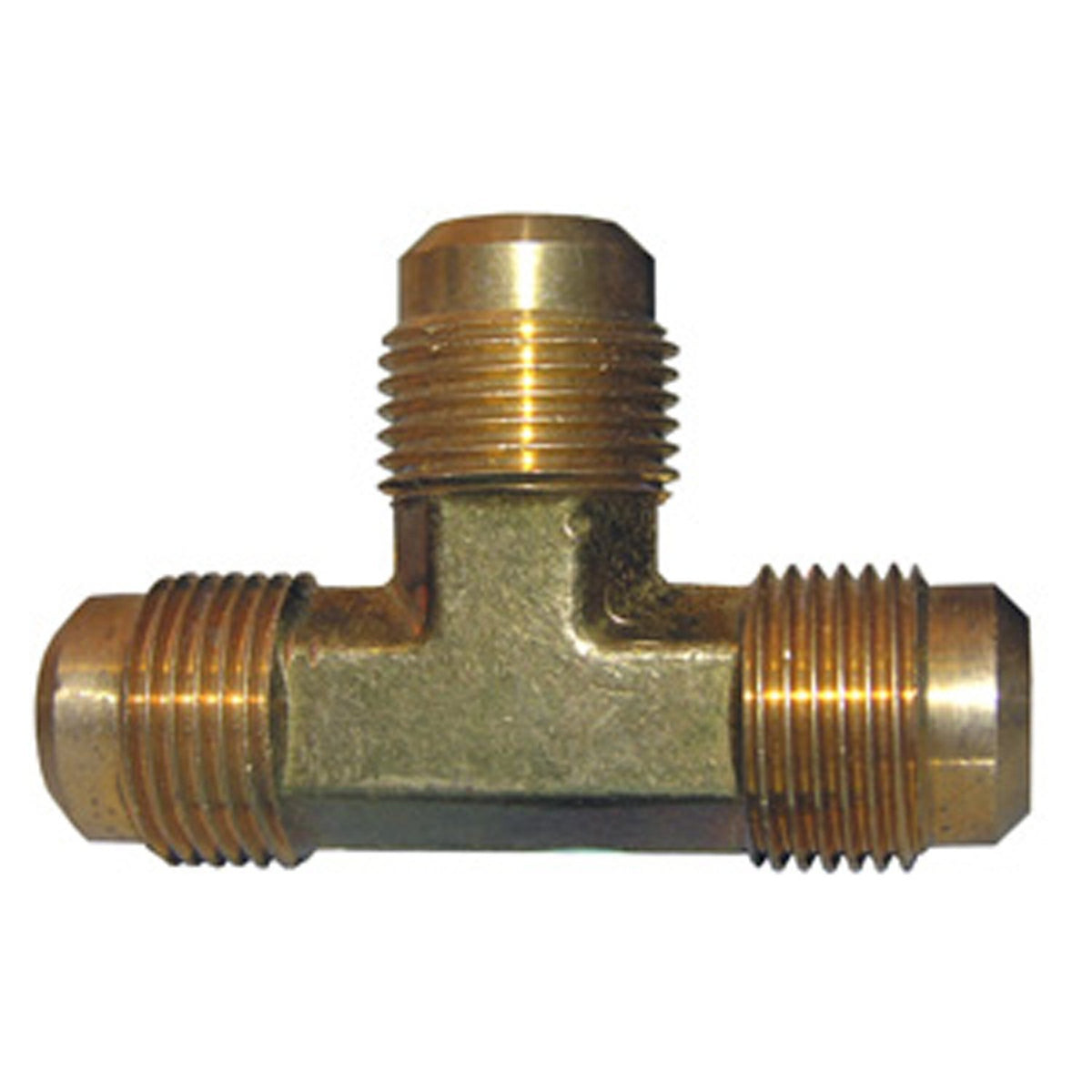 Lasco 17-4431 Brass 3-Way Flare Tee, 3/8"