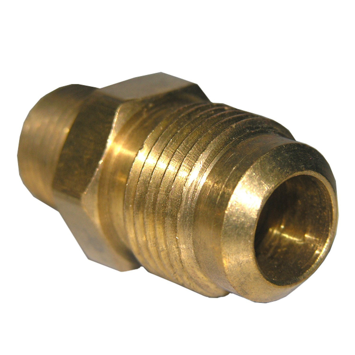 Lasco 17-4859 Brass Flare Adapter, 5/8" MFL x 3/4" MPT