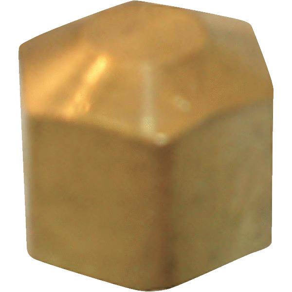 Lasco 17-6185 Lead-Free Brass Compression Cap, 3/8"