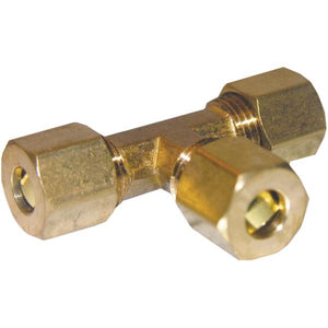 Lasco 17-6431 Lead-Free Brass Compression Tee, 3/8" x 3/8" x 3/8"