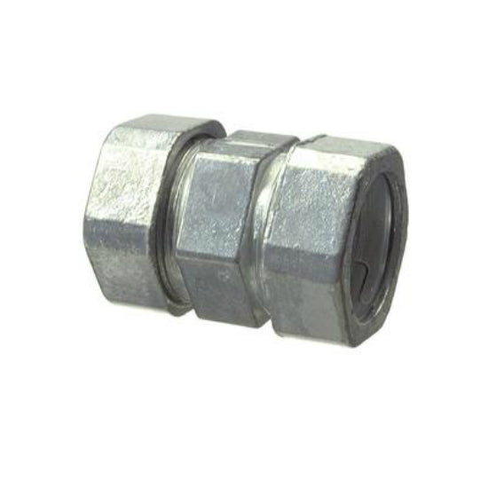 Halex® 22205B Electrical Metallic Tubing Compression Coupling, 1/2", Zinc, 45-Pk