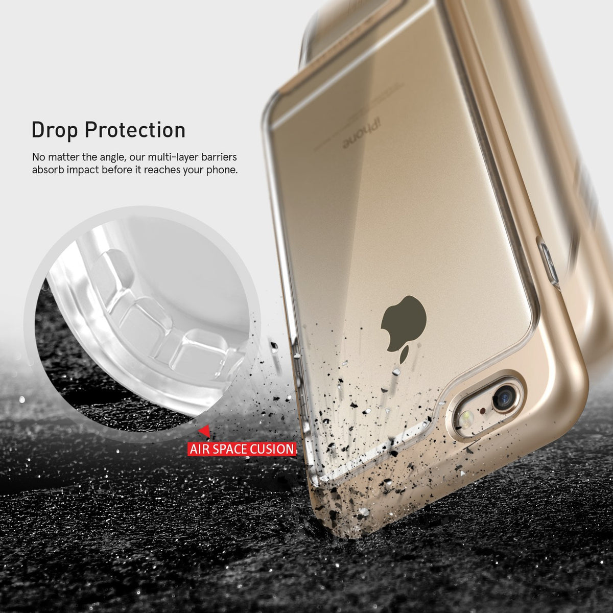 Caseology® CO-IP6S-SKY-GD Skyfall Series Apple iPhone® 6/6S Case, Gold