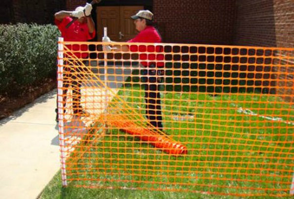 Hanes Geo Components 38049 Heavy-Duty Barrier Fence, Orange, 4' x 100'