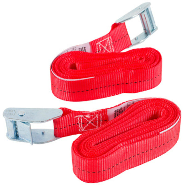Keeper® 89213 Lashing Strap, 200 Lbs Working Load Limit, 1" x 13', 2-Pack