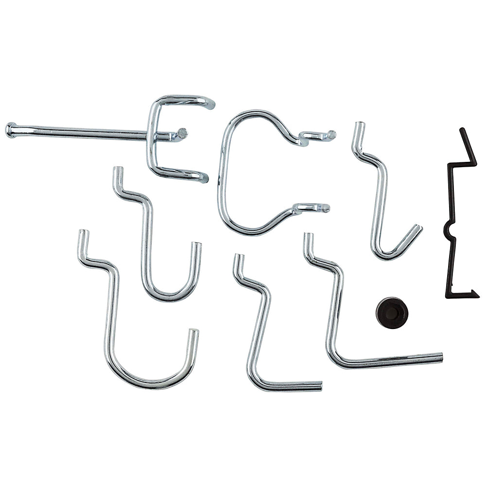 National Hardware® N112-060 Lock Peg Hook Assortment Kit, Zinc Plated, 32-Piece