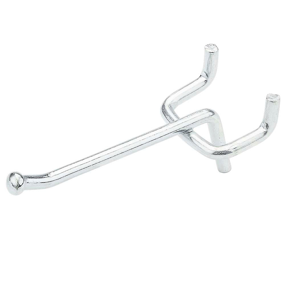 National Hardware® N180-009 Single Pegboard Hooks, Zinc Plated, 2"