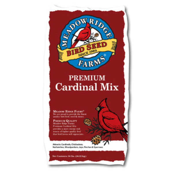 Meadow Ridge Farms® B200135 Premium Cardinal Blend Bird Food, 35 Lbs