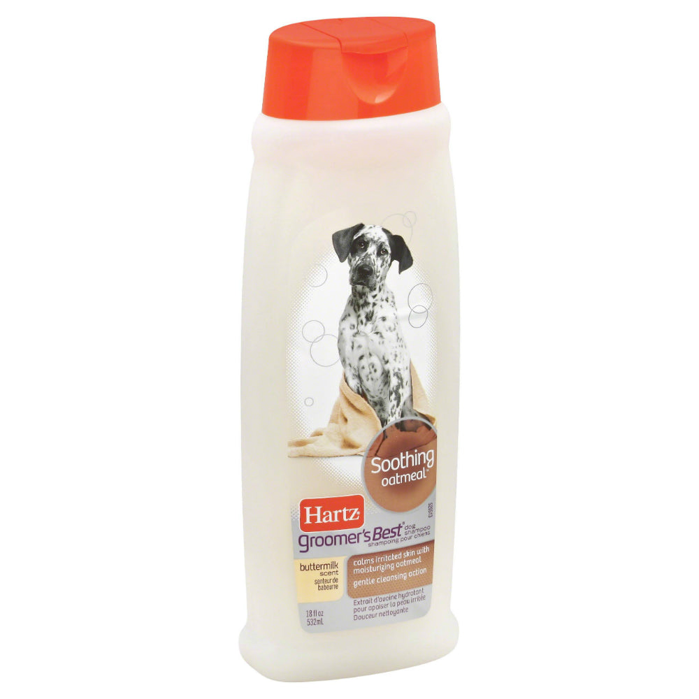 Hartz® 3270097928 Groomer's Best® Oatmeal Dog Shampoo, Buttermilk Scent, 18 Oz
