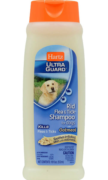 Hartz® 3270002305 UltraGuard® Rid Flea & Tick™ Dog  Shampoo with Oatmeal, 18 Oz