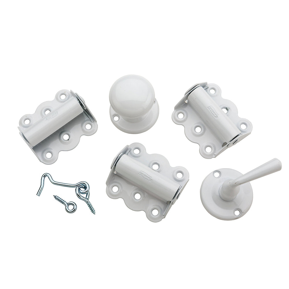 National Hardware® N100-019 Steel Screen Door Kit, White
