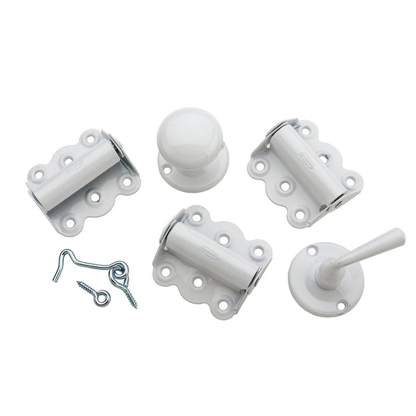 National Hardware® N100-019 Steel Screen Door Kit, White